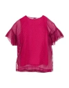 Lola Sandro Ferrone Woman Top Fuchsia Size M Polyester