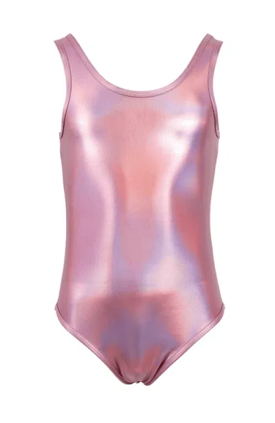 Lola + The Boys Kids'  Bella Hologram Swimsuit