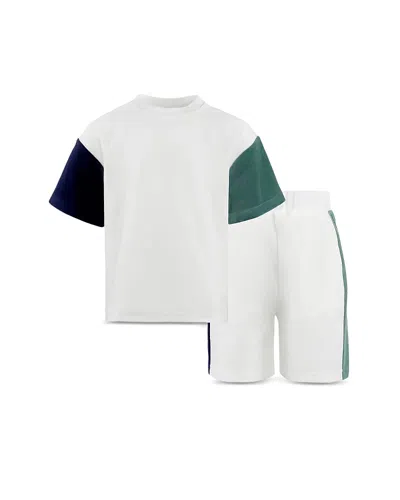 Lola + The Boys Boys' Color Block Cool Set - Little Kid, Big Kid In Animal Print
