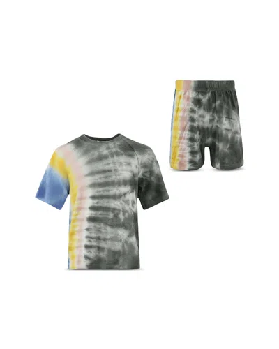 Lola + The Boys Babies' Boys' Cosmic Chill Tie Dye Set - Little Kid, Big Kid In Multi