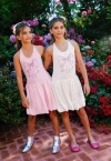 Lola + The Boys Kids'  Crystal Bow Bubble Dress In White