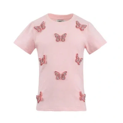 Lola + The Boys Kids'  Crystal Butterfly T-shirt