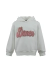 Lola + The Boys Crystal Dance Hoodie In Gray