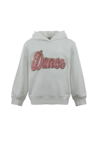 Lola + The Boys Kids'  Crystal Dance Hoodie In Gray