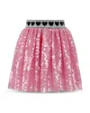 Lola + The Boys Girls' Bubble Gum Sequin Skirt - Little Kid, Big Kid In Pink