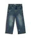 Lola + The Boys Girls' Crystal Sparkle Cropped Jeans - Little Kid, Big Kid In Blue