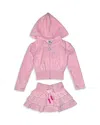 Lola + The Boys Velour Margot Set
