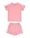 Lola + The Boys Sporty Bow Short Set