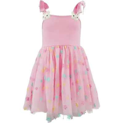 Lola + The Boys Kids'  Happy Bunny Tulle Dress