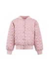 Lola + The Boys I Love You Puffer In Pink