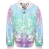 Lola + The Boys Icy Ombre Sequin Jacket