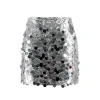 Lola + The Boys Magic Paillette Mini In Silver