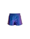 Lola + The Boys Metallic Track Shorts