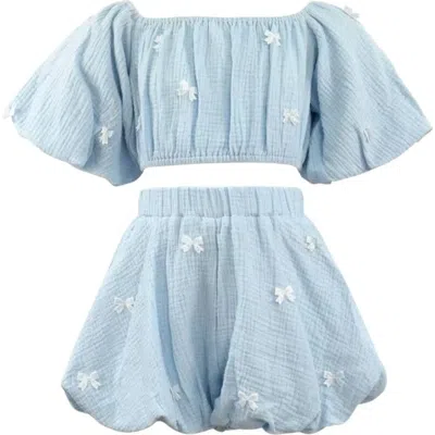 Lola + The Boys Kids'  Pastel Hailey Bow Bubble Set