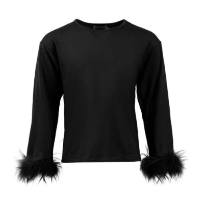 Lola + The Boys Kids'  Pretty Feather Long Sleeve