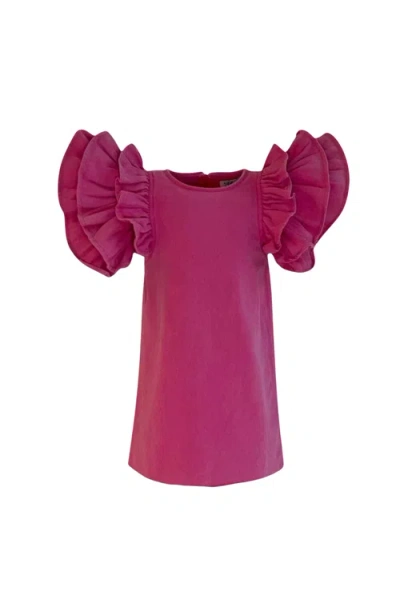 Lola + The Boys Kids'  Princess Ruffle Denim Dress