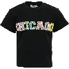 Lola + The Boys Rainbow Chicago Gems T-shirt In Black