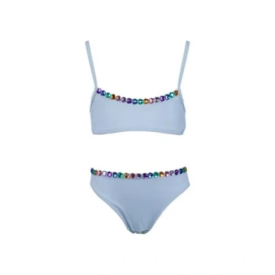 Lola + The Boys Kids'  Rainbow Gems Bikini