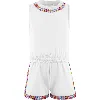 Lola + The Boys Rainbow Gems Short Set In White