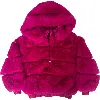 Lola + The Boys Raspberry Sorbet Faux Coat In Pink