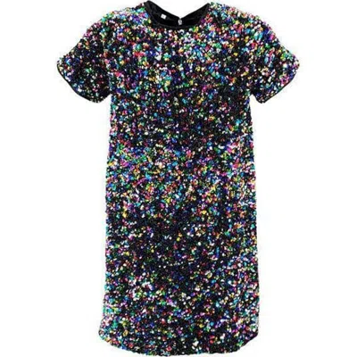 Lola + The Boys Kids'  Shimmer Stardust Sequin Dress