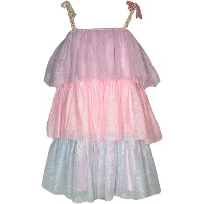 Lola + The Boys Kids'  Sparkle Ombre Dress In Multicolor