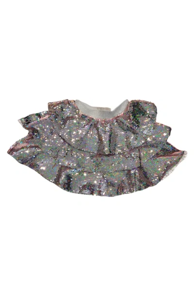 LOLA + THE BOYS LOLA + THE BOYS SPARKLE TIERED MINI SKIRT