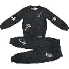 Lola + The Boys Super Soft Astro Set In Black