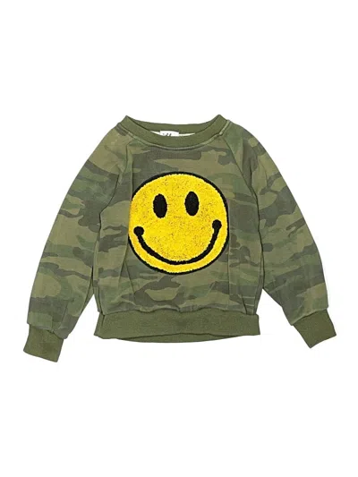Pre-owned Lola + The Boys Kids' Sweatshirt In Green