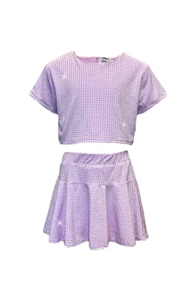 Lola + The Boys Kids'  Taylor Crystal Set