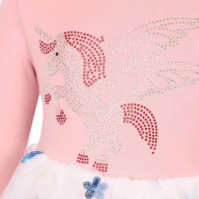 Lola + The Boys Kids'  Unicorn & Stars Tutu Dress In Pink