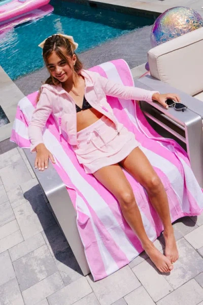 Lola + The Boys Kids'  Velour Margot Set In Pink