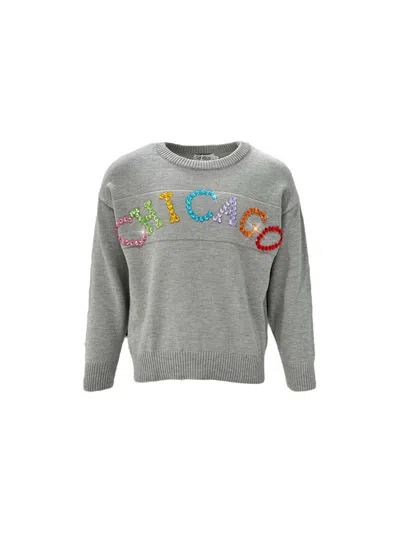 Lola + The Boys Women's Chicago Sweater In Grey