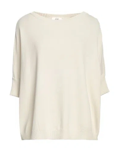 Lola Woman Sweater Ivory Size L Viscose, Polyamide In White