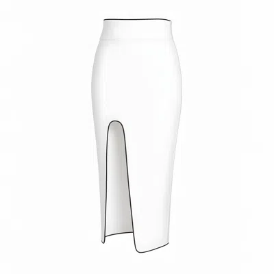 Lolam Women's White Geneva Skirt