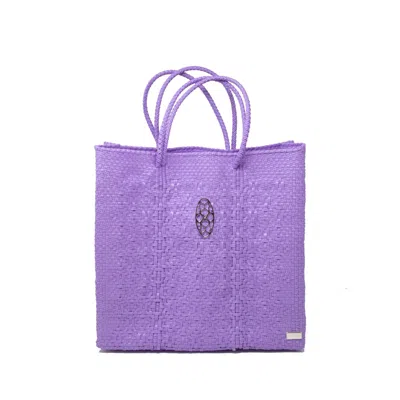Lolas Bag Women's Medium Lilac Tote Bag In Purple