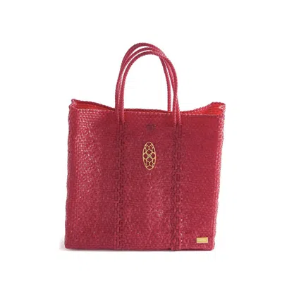 Lolas Bag Women's Medium Red Tote Bag