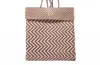 Lolas Bag Women's Native Backpack In White/gold Chevron In Multi