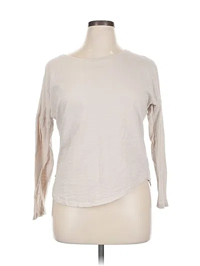Pre-owned Lole 3/4 Sleeve T-shirt In White