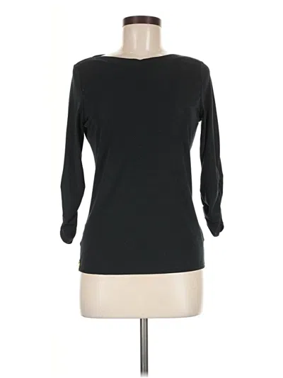 Pre-owned Lole 3/4 Sleeve T-shirt In Black