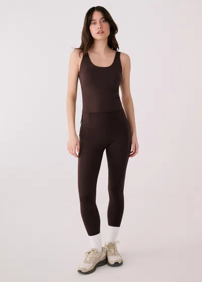 Lole Action 7/8 Ankle Leggings In Brown