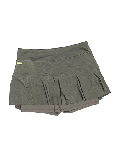 Pre-owned Lole Active Skort In Green