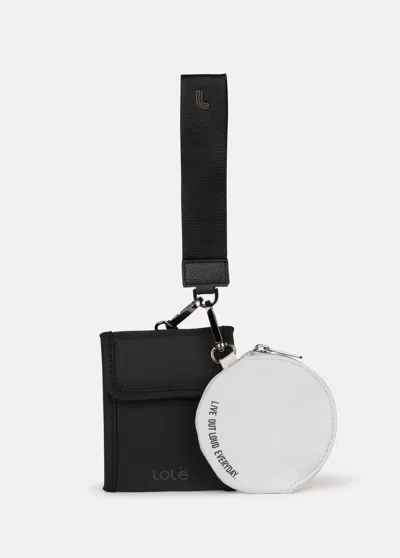 Lole Alesia Double Wristlet Wallet In Black N415