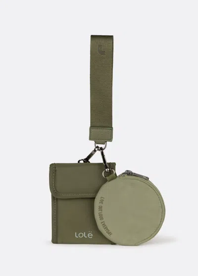 Lole Alesia Double Wristlet Wallet In Moss V694