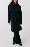 Lole Aliz Rain Trench Coat In Green