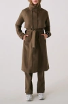 Lole Aliz Rain Trench Coat In Green