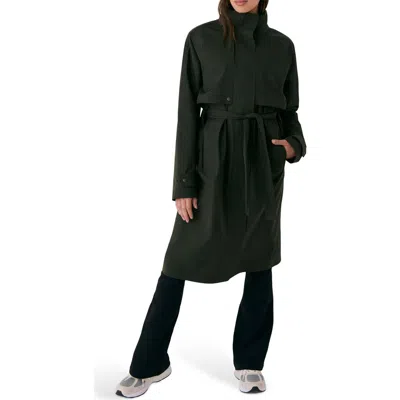 Lole Aliz Trench Coat In Green