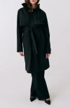 Lole Alizé Rain Trench Coat In Black