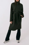Lole Aliz Waterproof Trench Coat In Olive