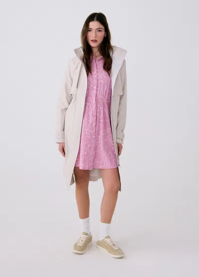 LOLE ALIZÉ RAIN TRENCH COAT